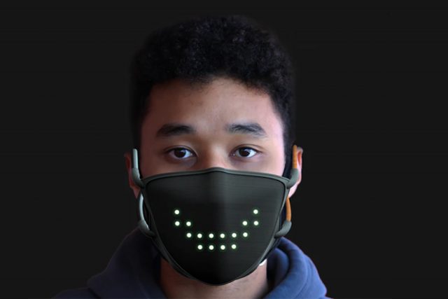JabberMask – un masque facial à LED parle quand vous le faites et clignote en souriant à la demande