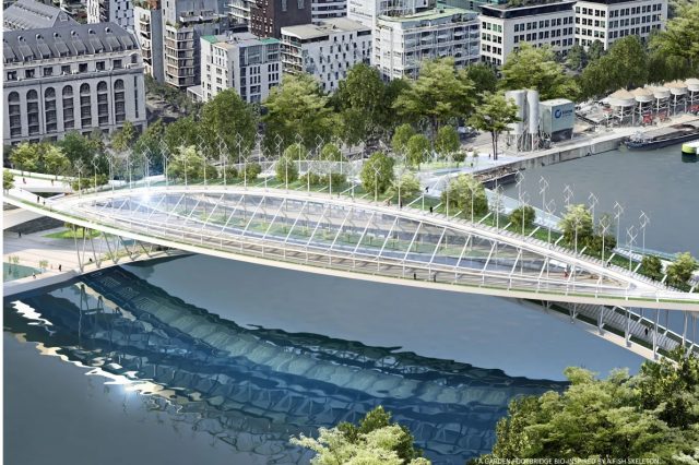 Vincent Callebaut veut enjamber la Seine avec des jardins potagers