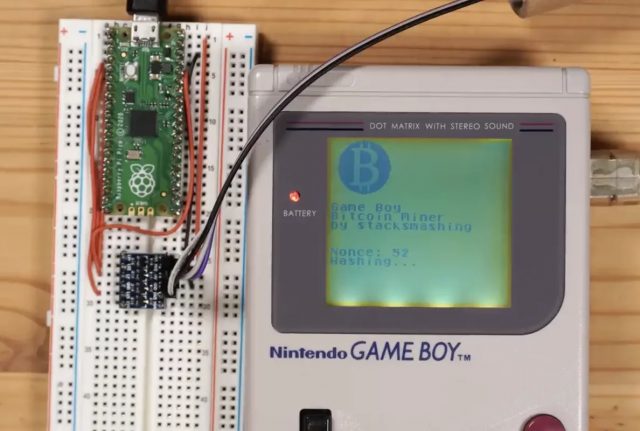 Miner du bitcoin sur une Game Boy est désormais possible