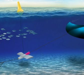 Manta - Un système d'énergie marémotrice avec cerf-volant sous-marin