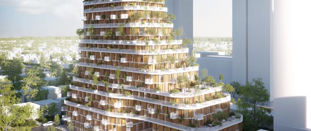 Urban Agency dévoile un gratte-ciel couvert d'arbres