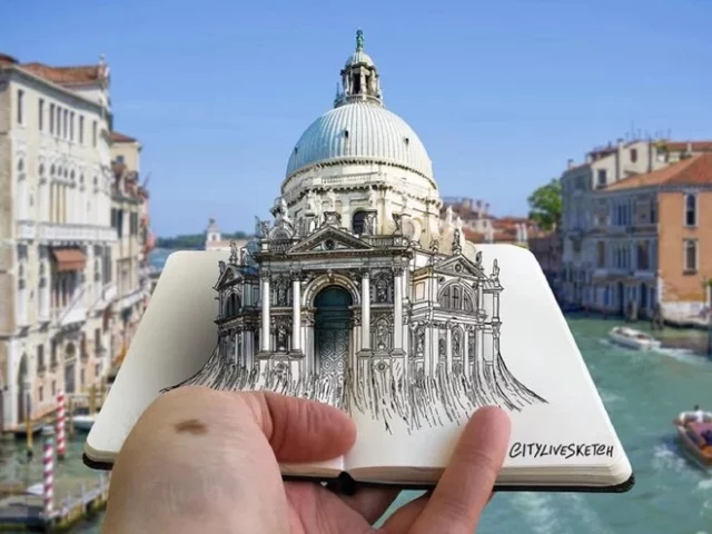 Pietro Cataudella et la Basilique de S. Maria della Salute