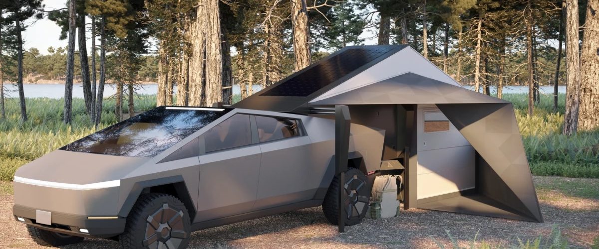 Form Camper dévoile une nacelle extensible qui transforme un Cybertruck en micro-RV