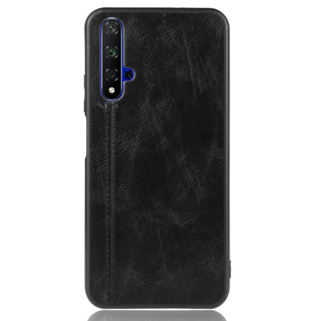 Coque style cuir coutures pour Huawei Nova 5T