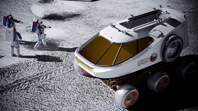 Inspiré par les voitures Skoda, XTEND Design a dévoilé le rover lunaire LUNIAQ 2