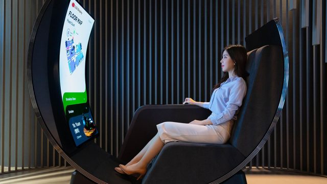 Media Chair - LG Display dévoile son fauteuil multimédia