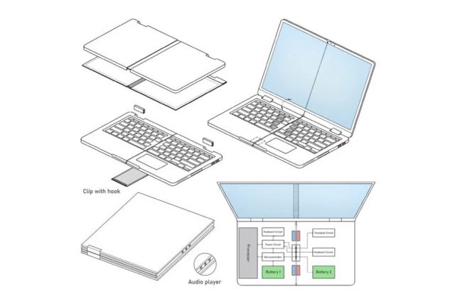 Un ordinateur portable pliable en origami a été breveté par Samsung