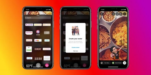 Meta ajoute des avatars 3D à Instagram Stories 1