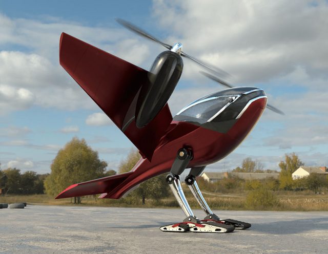 Phractyl Macrobat - Un concept d'aéronef électrique personnel pour l'Afrique