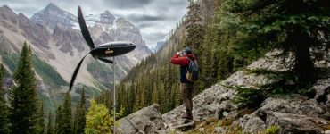 Shine - Une éolienne portable qui tient dans votre sac à dos