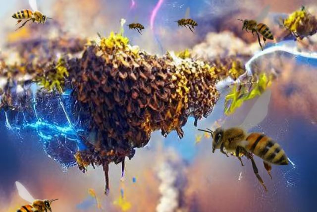 Les essaims d'insectes peuvent générer autant d'électricité statique qu'un nuage d'orage