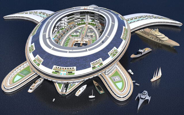Pangeos - Le terayacht futuriste sera une véritable ville flottante 1