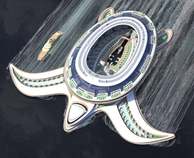 Pangeos - Le terayacht futuriste sera une véritable ville flottante