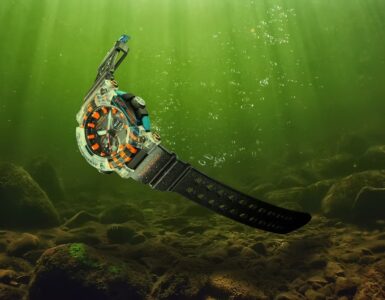 Cette édition spéciale de Casio G-Shock Frogman affiche la couleur