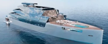 Pegasus - Un yacht invisible grâce à ses ailes solaires réfléchissantes