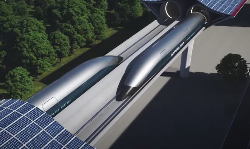 HyperloopTT présente le transport ultra-rapide de capsules de fret automatisées