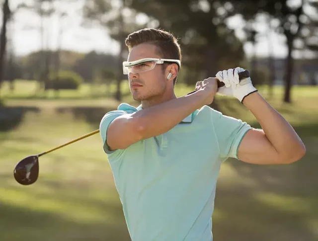 HIO AR – Un concept d'ensemble de lunettes AR pour le golf par Taeyang Kim