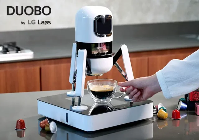 LG DUOBO - La machine à café dotée d'un système d'extraction à double capsule