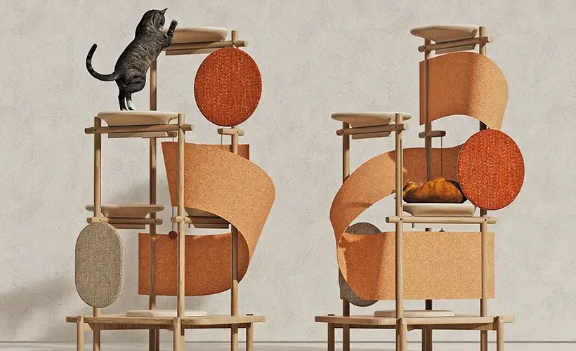 UNU Cat Dreams – Un arbre à chat moderne personnalisable