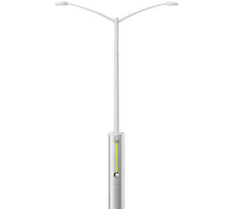 Le lampadaire Voltpost sert également de solution de recharge pour véhicules électriques