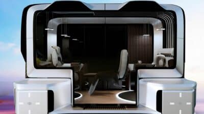 Toyota Ugoku salon mobile à hydrogène by Toyota x Poliform 1